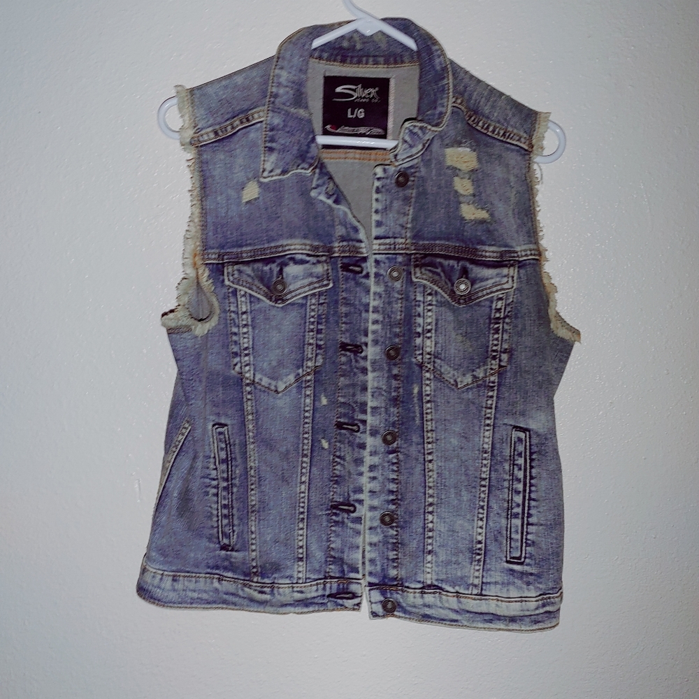 Silver brand Denim vest